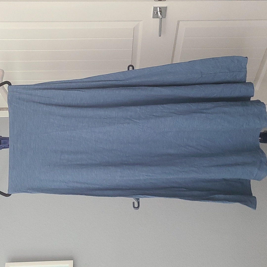 Solid Blue Lularoe Maxi